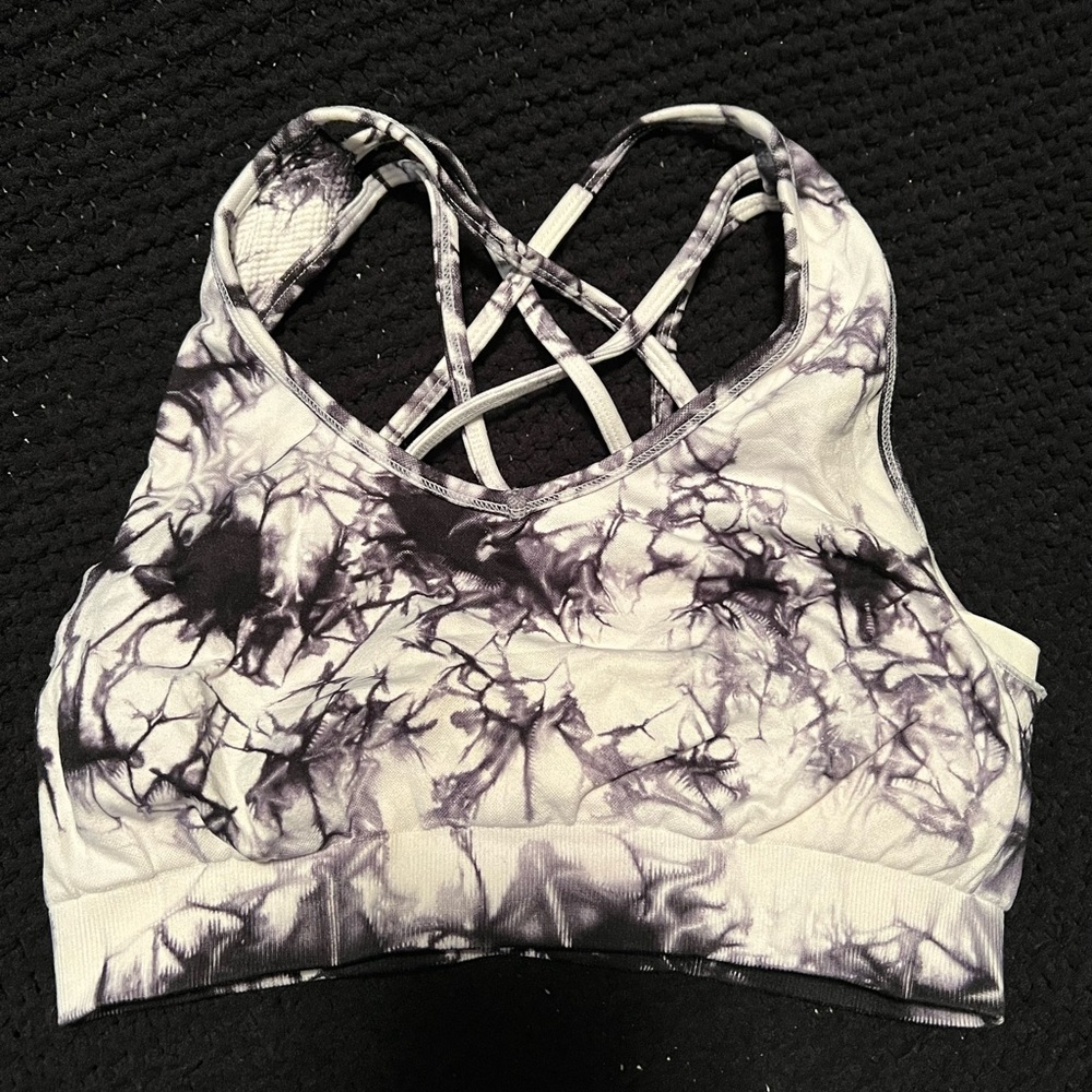 Dance fit sports bra